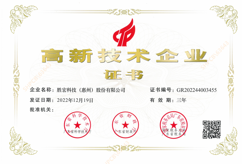 喜讯！我司顺利顺利获得“高新技术企业”认定